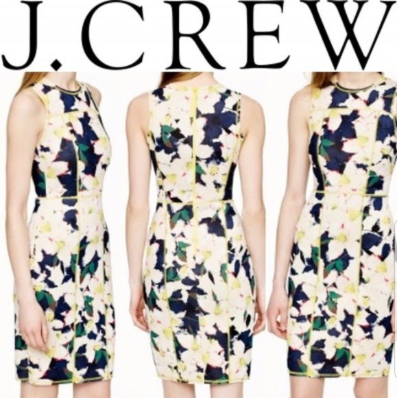 J. Crew Dresses & Skirts - J.Crew | Cove Floral Surf Neoprene Scuba Dress